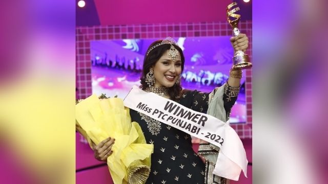 Phagwara's Jaspreet Kaur crowned 'Miss PTC Punjabi 2022'; Navneet, Gurleen runners-up